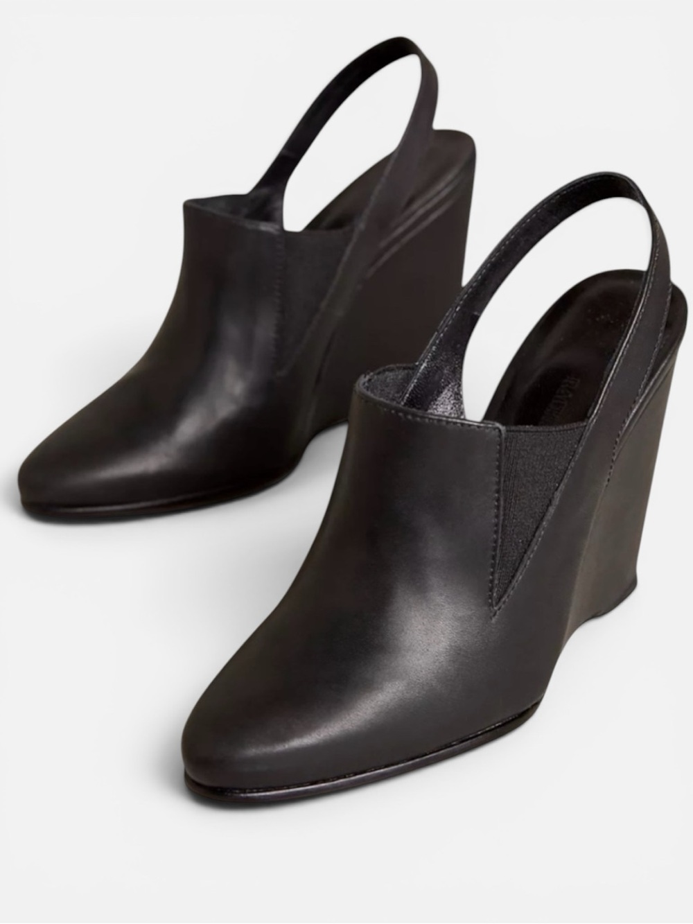 Rachel Comey Virgo Slingback Wedge Heels in Black Women's Size 6.5